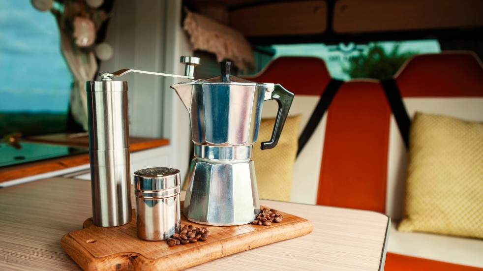 Coffee pots motorhome